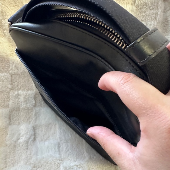 NWT! RARE! COACH F11741 CHARLES FLIGHT BAG IN SIGNATURE CROSSGRAIN LEATHER BLACK - Picture 9 of 10